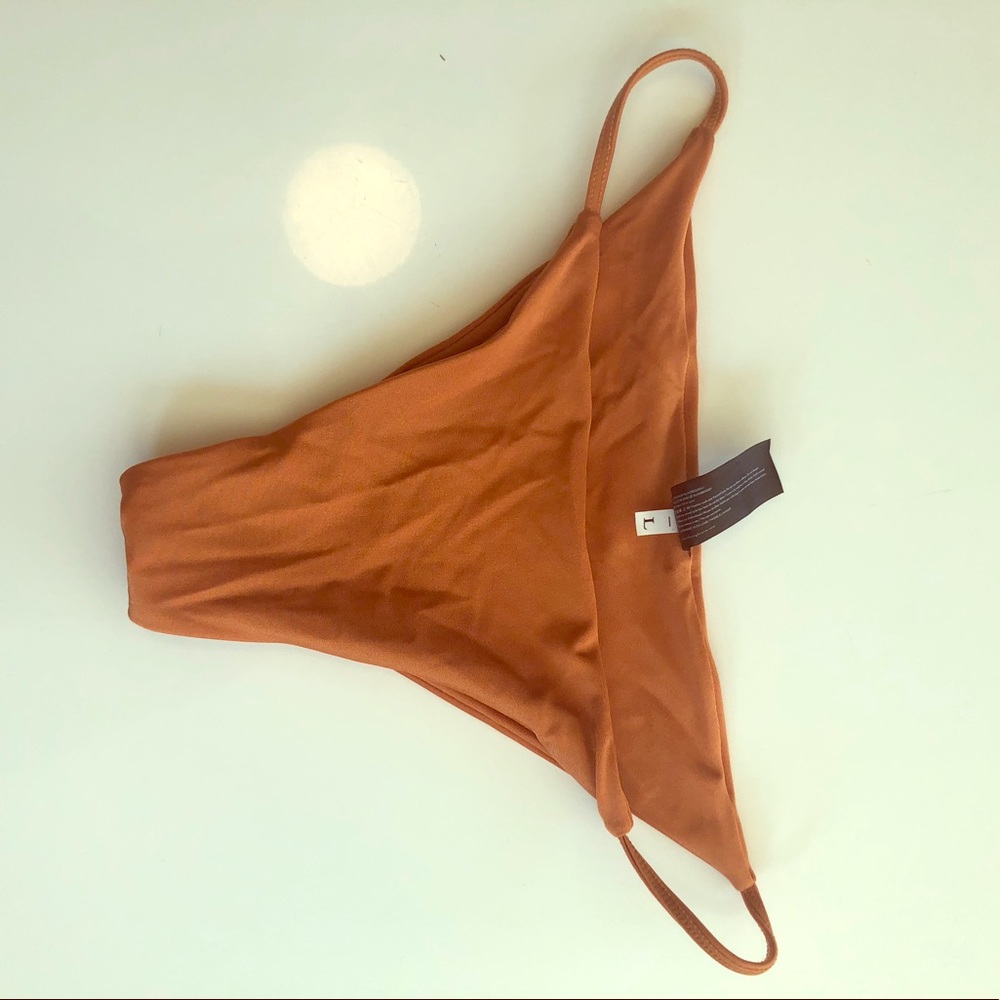 Blackbough Rust Colored String Bikini Bottom - image 1
